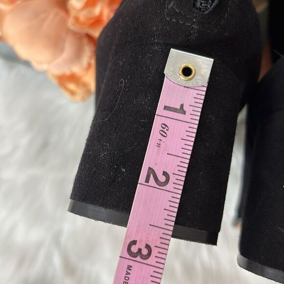 SCHUTZ Ketlyn Fur Trim Suede Boots Sz 10 - Picture 13 of 14